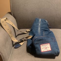True Religion denim purse