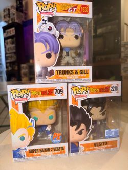 DBZ Funko pops
