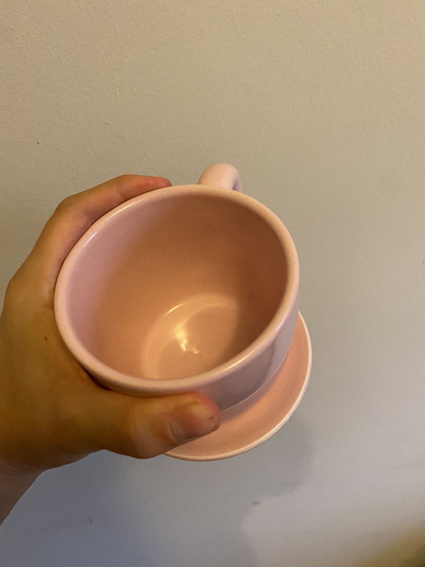 Tiny Light Pink Teacup Pot