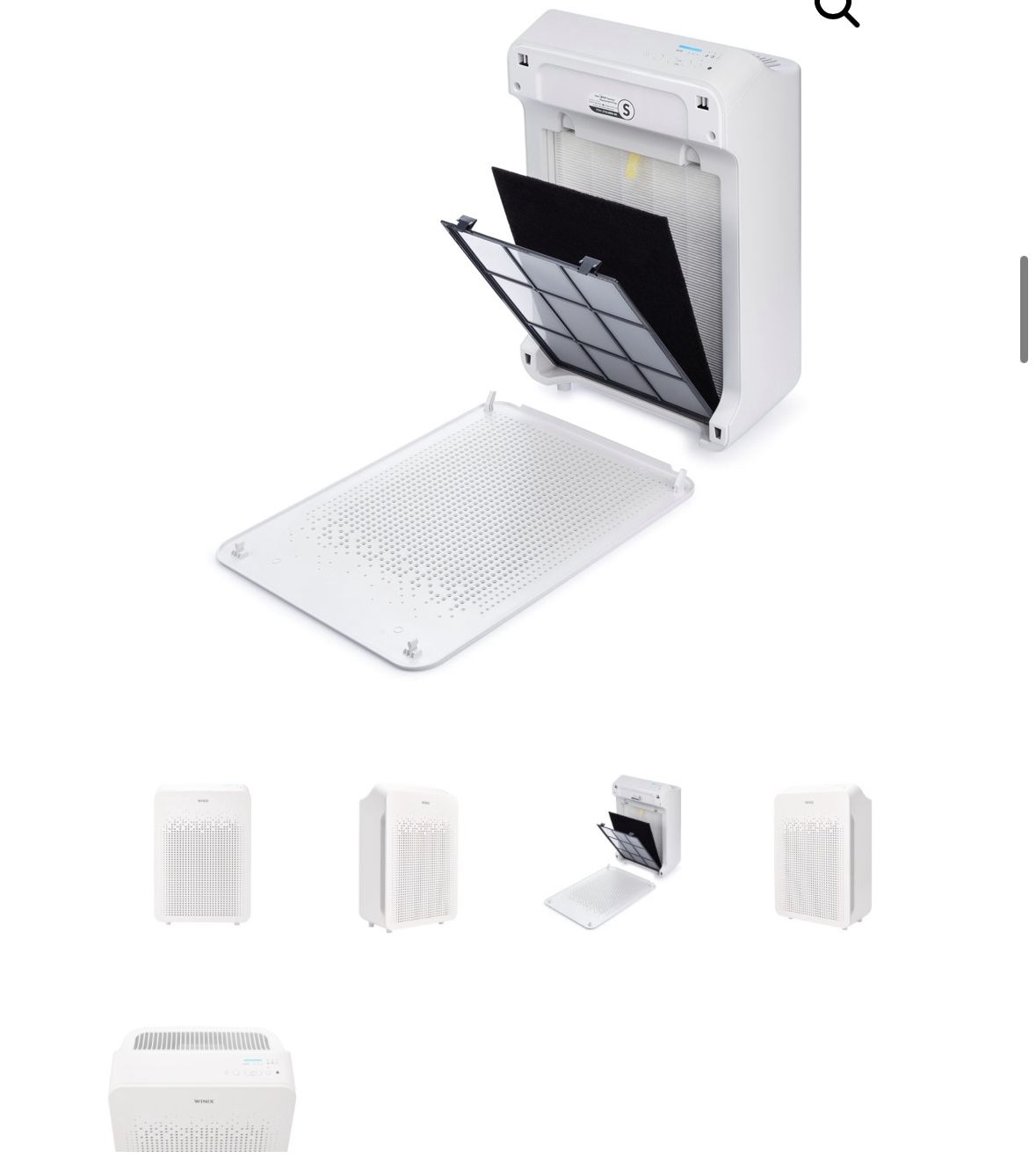 Two Winix C545 4-Stage True HEPA Air Purifiers with WiFi & PlasmaWave Technology. Like new