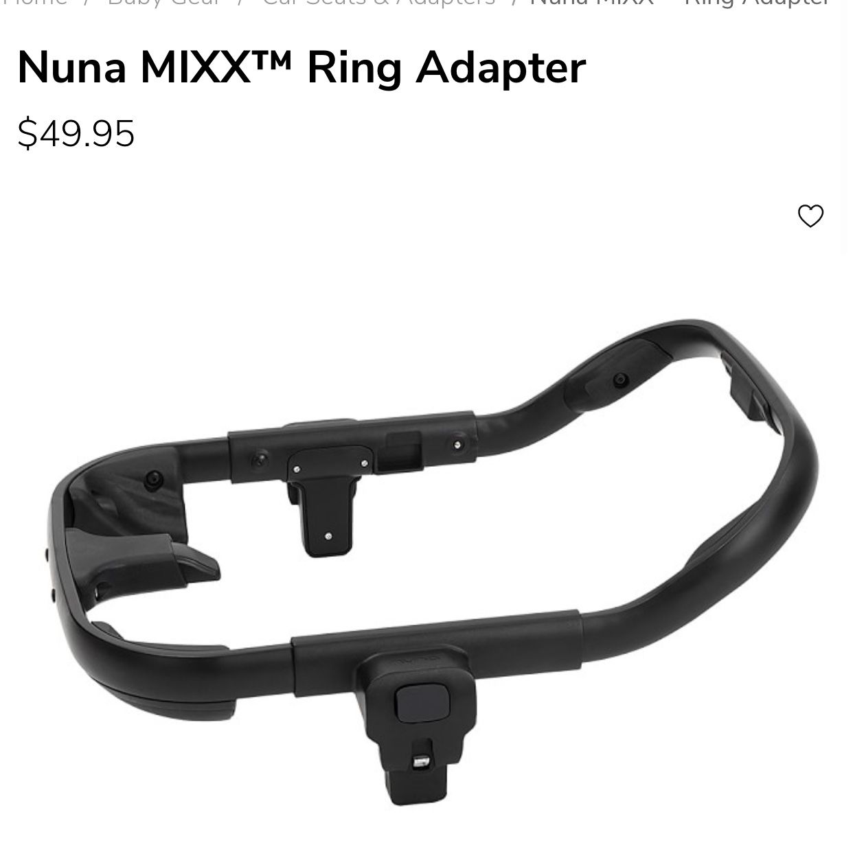 Nuna Ring Adapter