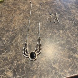 Necklace With Earrings 