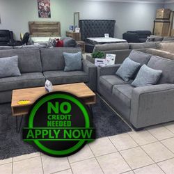$40 Down! Altair Alloy Sofa & Loveseat ! Same Day Delivery!