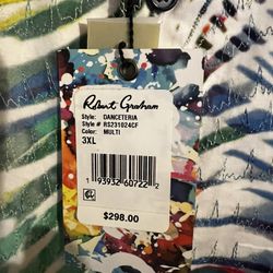 Robert Graham, Unique, Out Of The Ordinary, 3X, New, Stand Out From The Crowd, Shirt, $149