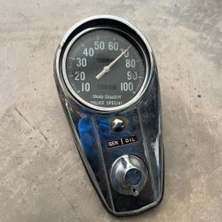 Panhead Dash Set Up.