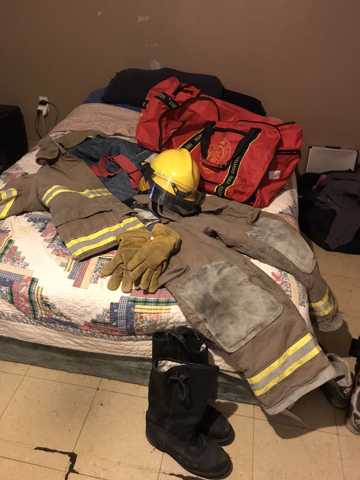 Firefighter bunker gear full set