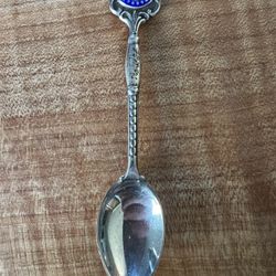 Vintage Sterling Silver London Spoon 