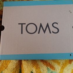 Toms Size 7.5  Leather Wedge Boot 