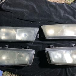 FULL ASSEMBLY HEADLIGHTS FITS 05-07 SILVERADO 1500 PICKUP CATEYE 