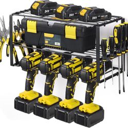 Heavy-Duty Wall Mount Power Tool Organizer—New in Box 