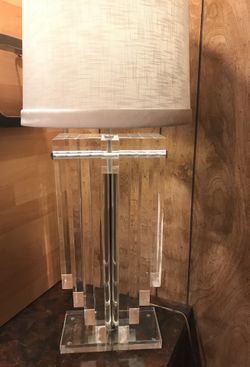 Vintage Acrylic lamp...awesome