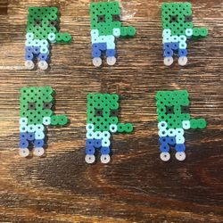 Zombie Perler Beads 