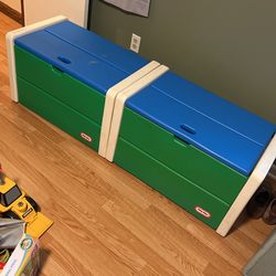 Vintage Little Tikes Toy Boxes
