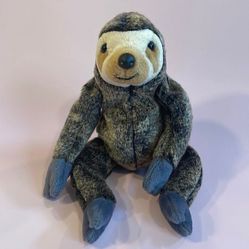 Slowpoke the Sloth TY Original 1999 Beanie Baby Sloth Retired Good Condition 9” 