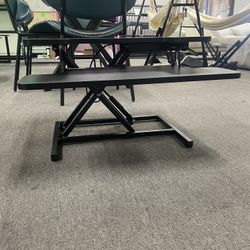Adjustable Standing Desk Converter Desk Riser with Laptop Keyboard Workstation Black Adjustable Height Computer Desks With Super Keyboard Tray Our des
