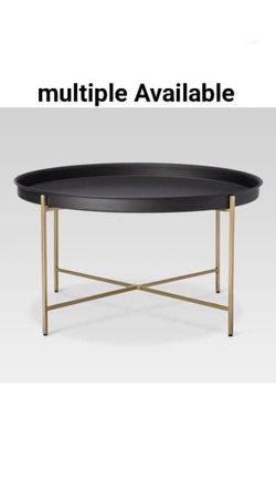 Brass Tray Coffee Table - Threshold            ✨ CONDITION - NEW ✨                    