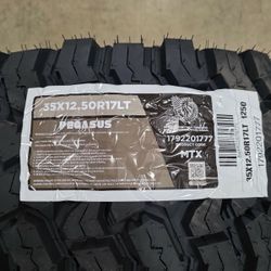 Brand New Tires (1) Pegasus MTX (35x12.50R17LT) (Single) ($175)