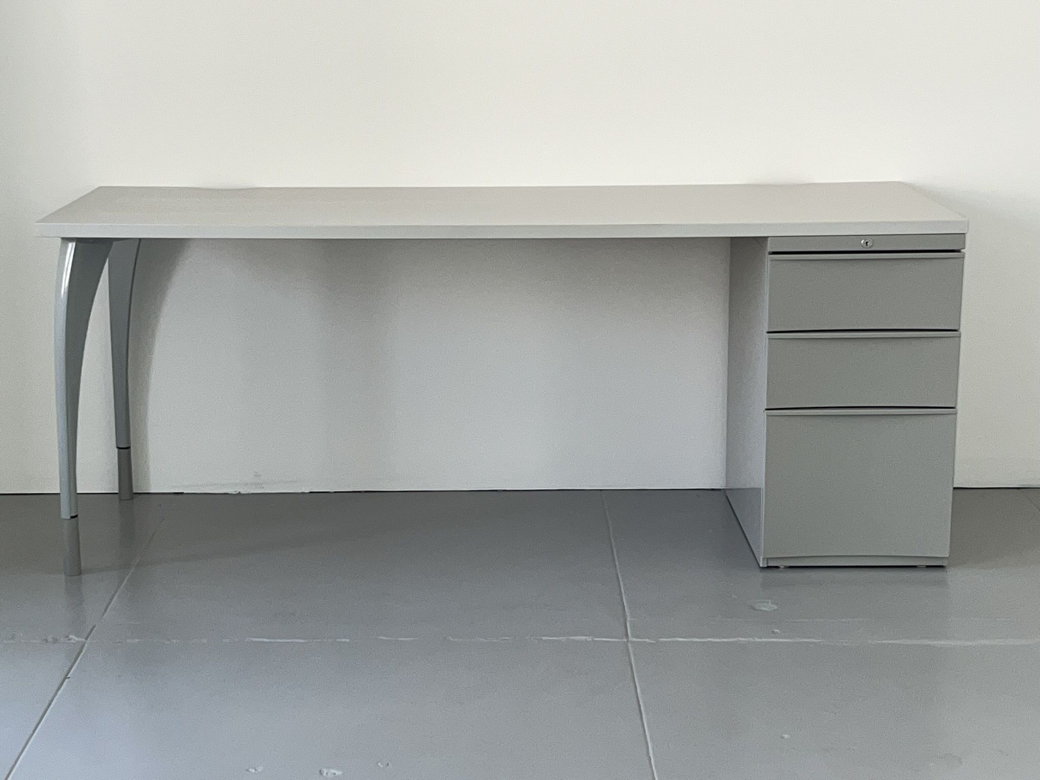 Desk - Office Desk with locking cabinet #62