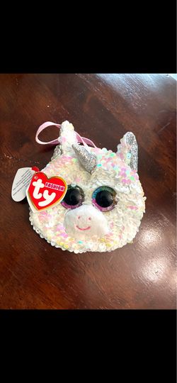 Ty Plush unicorn coin purse