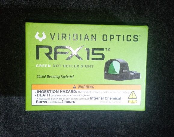 Viridian Optics RFX15 Green Dot Reflex Sight