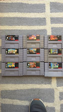 SNES Super Nintendo games