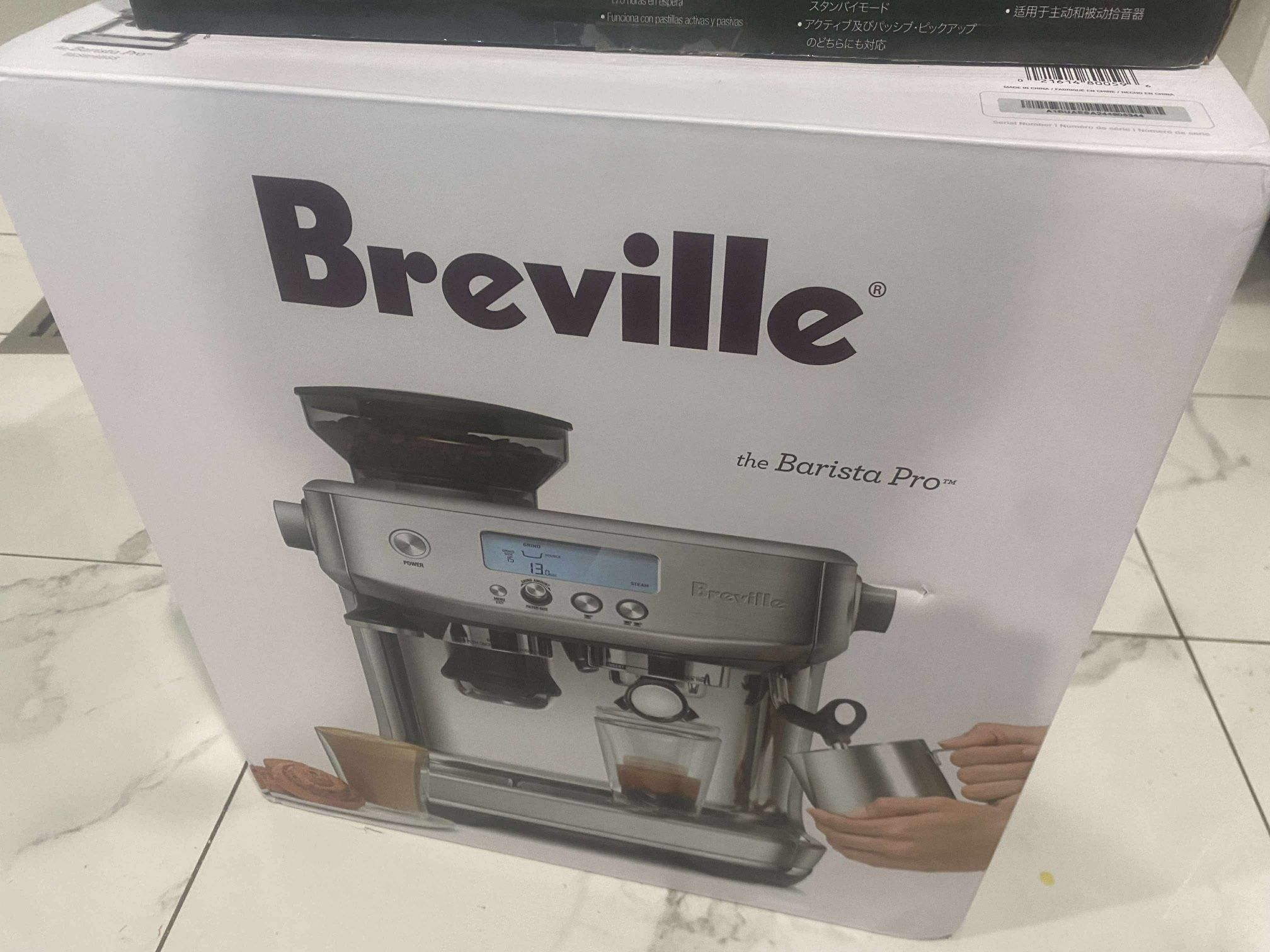 Breville Barista Pro Espresso Machine Brushed Stainless Steel