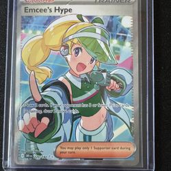 Emcee’s Hype Pokemon Card - DRI 220/182