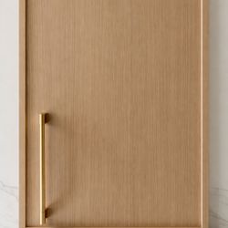White Oak Slim Shaker Cabinets