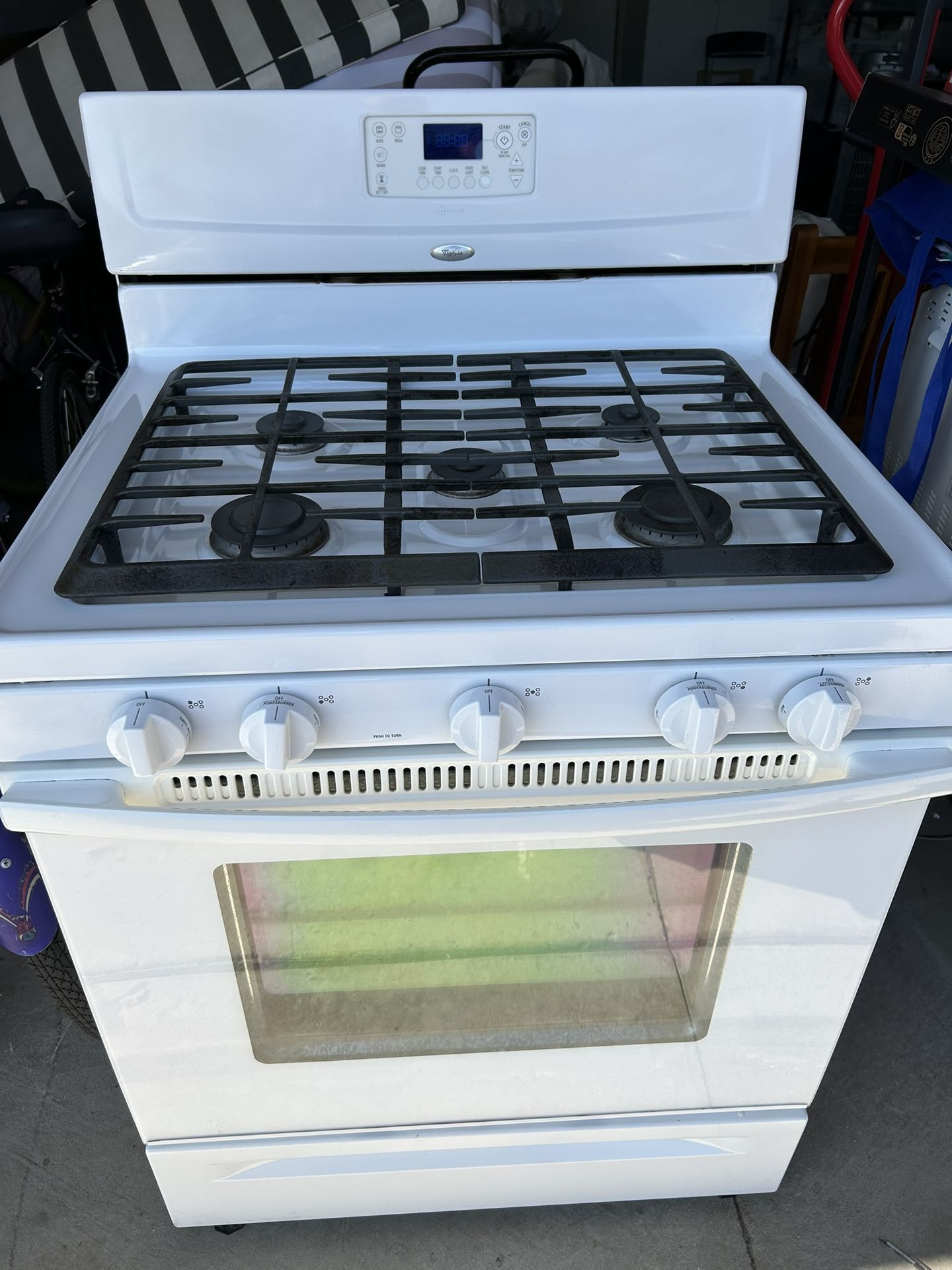 Gas Stove Whirlpool With 5 Burners