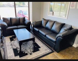 Brand New☘️Black Comfy Ashley 2Piece Living Room Set(Sofa&Loveseat)💥Showroom Available 👍