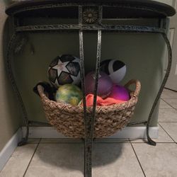 Three Metal Legged Table 