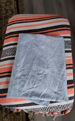 Twin blue flat sheet