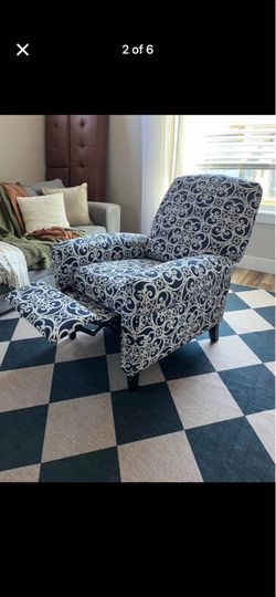Push back recliner chair