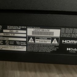 Vizio 55 Inch  Smart  Cast Tv 