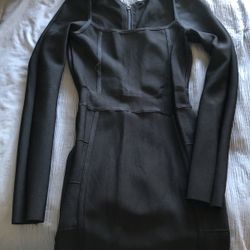 Black Bandage MIDI Dress - Size Large 