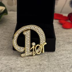 Monogram Brooch 