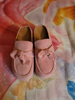 Pink mules 8w