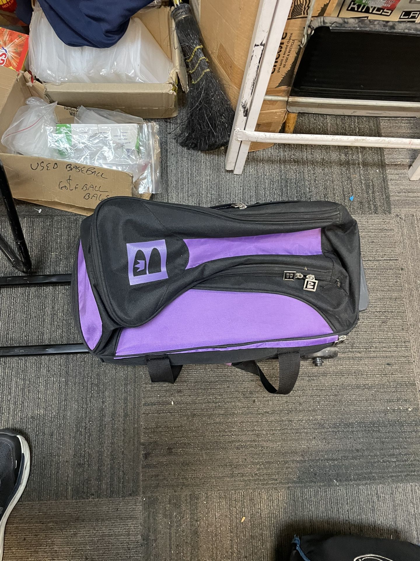 Brunswick 2 Bowling Ball Pro Roller Bag