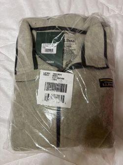 L.L.Bean Men's Regular L Clay Heather Mountain Classic Fleece Jacket