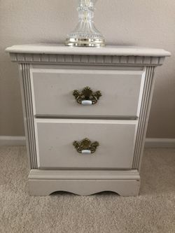 Vintage Solid Wood Nightstand