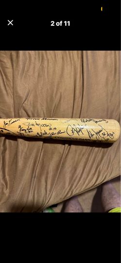 Louisville slugger bat Chicago white sox full size bat autographed by 26