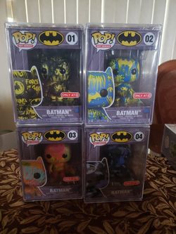 Funko DC Batman Art Series Target Exclusive Full Set