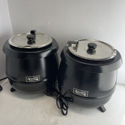 2x Avantco 11 Qt Soup Warmers – Commercial Electric – Fully Working
