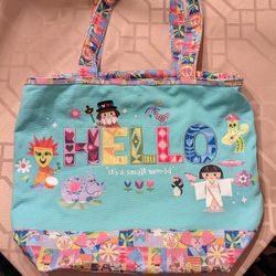 Disney it's A Small World Canvas Tote Bag