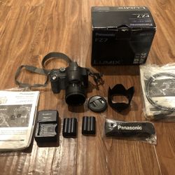 Panasonic Lumix DMC-FZ7 6.0MP 12x Leica Full HD Pro Bridge Camera with Box and Manuals