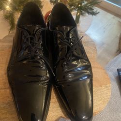 Magnanni / Dress Shoes / Men’s , Black Patent Leather Shoes Size 9 1/2