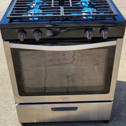 Stainless Steel Whirlpool Gas Stove 