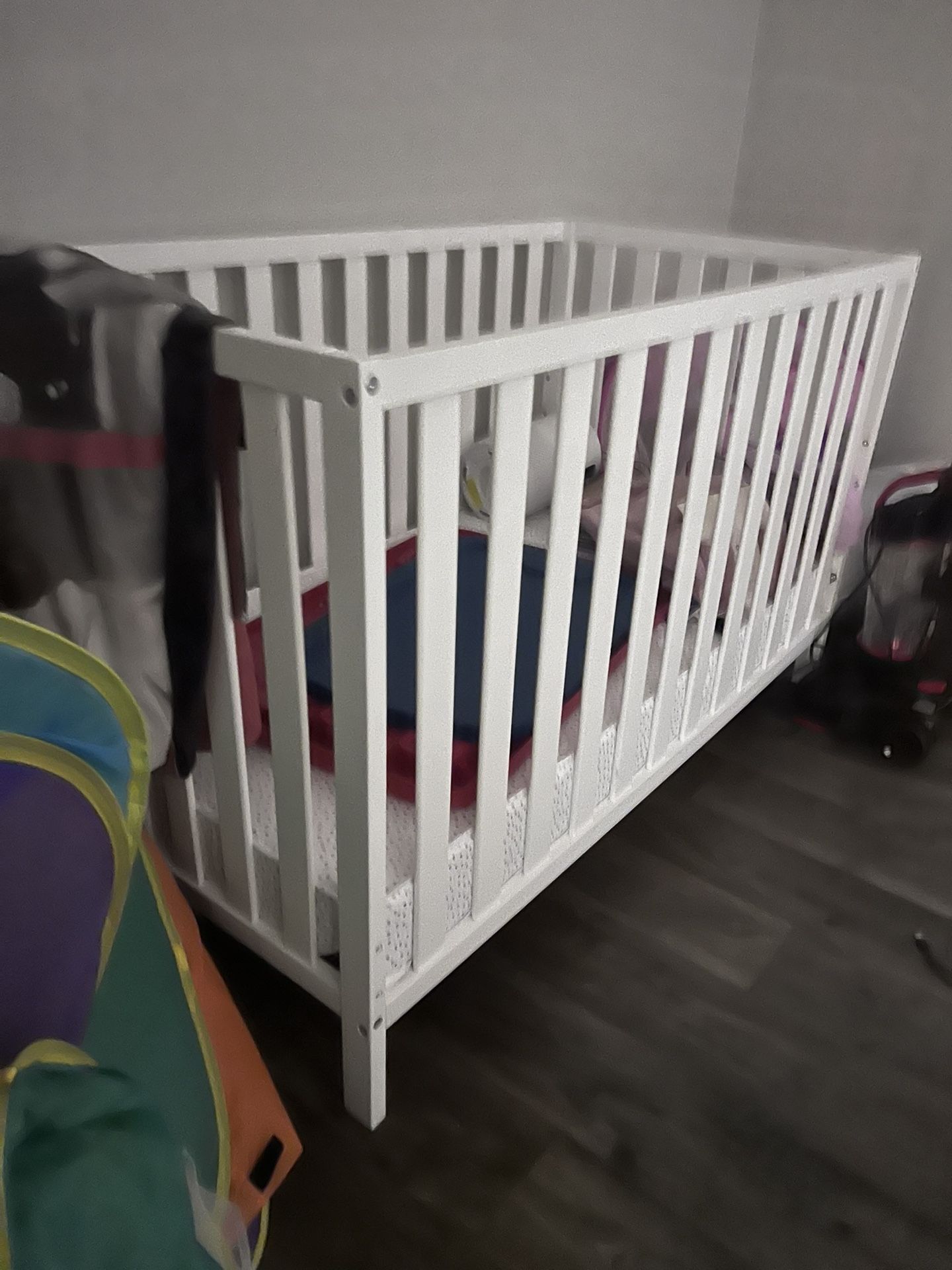 Barely used baby Items and Queen Size box Spring Available