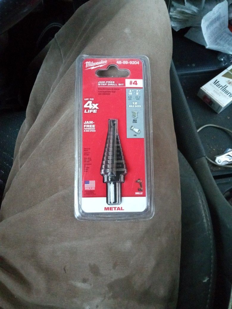 Milwaukee Step Drill Bit #4