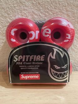 Supreme box logo spitfire wheels 99a